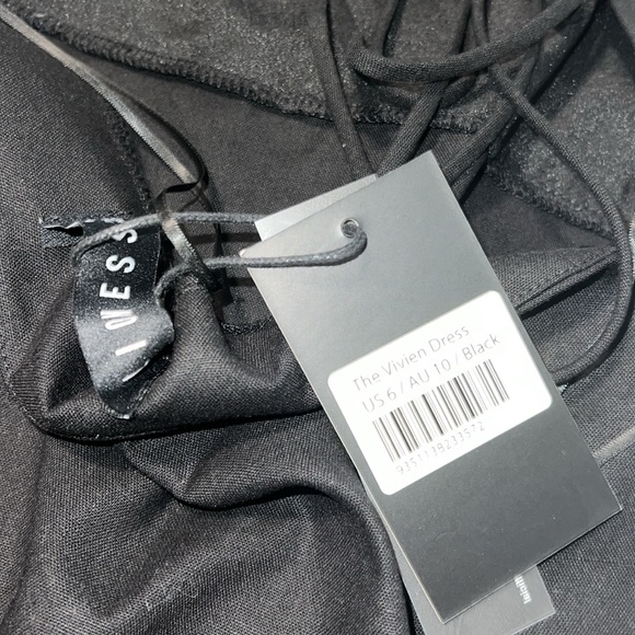 The Vivian Dress - Lioness Princess Polly black size 6 NWT - Picture 6 of 7